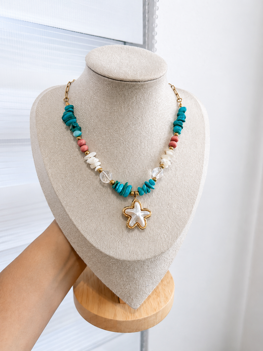 Collar estrella - colores - dorado