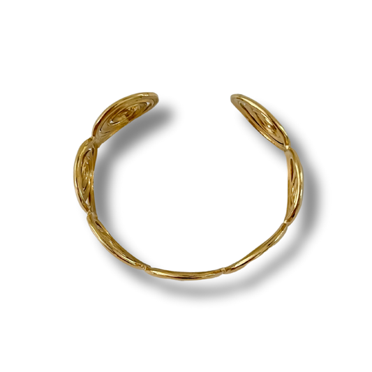 Pulsera espiral - dorado
