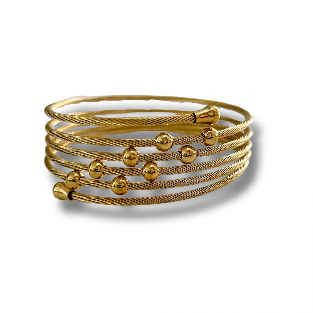 Pulsera elástica - dorado