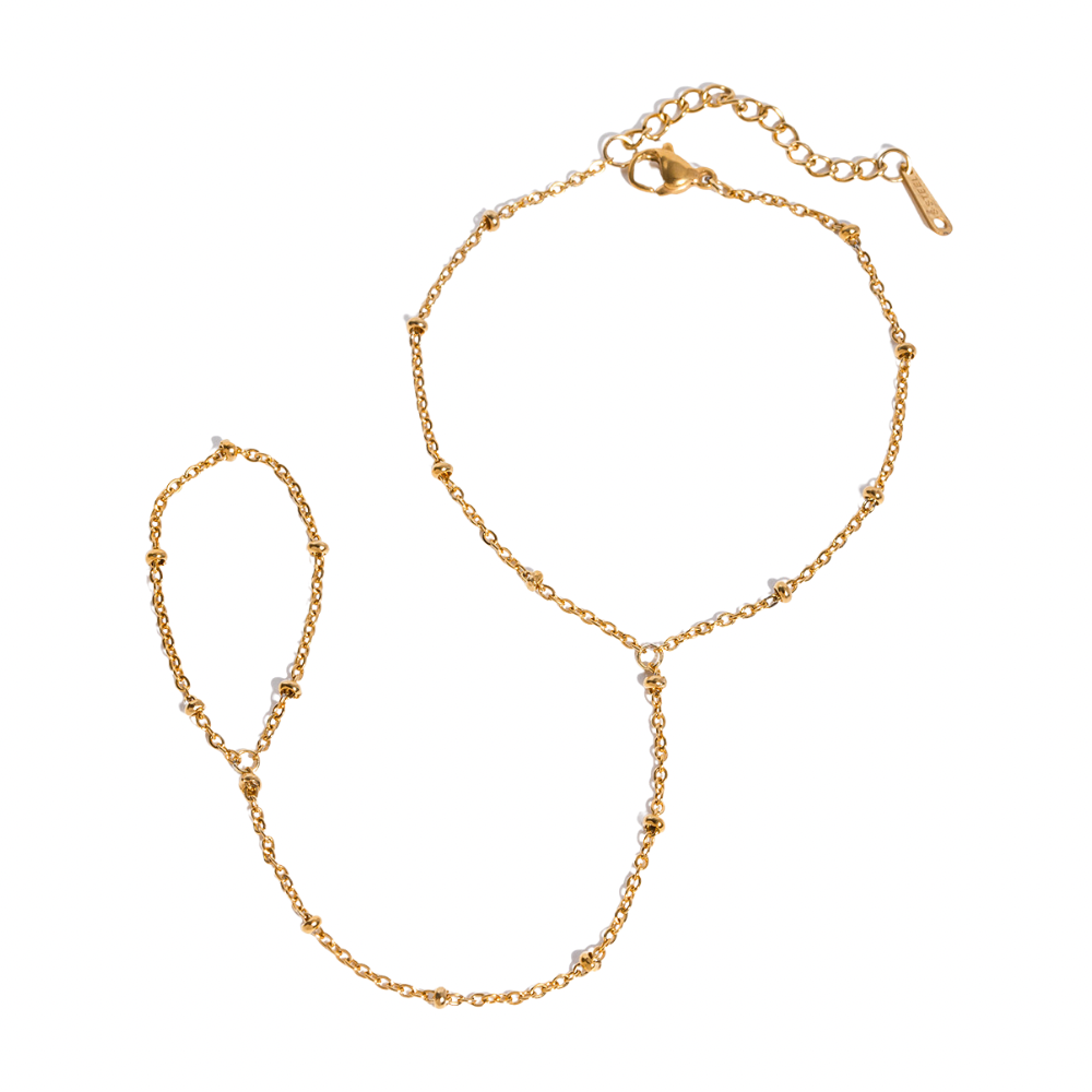 Pulsera sortija - dorado