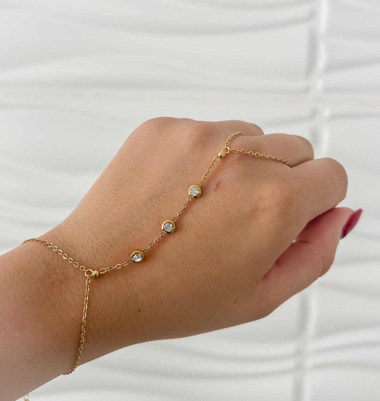 Pulsera sortija - dorado