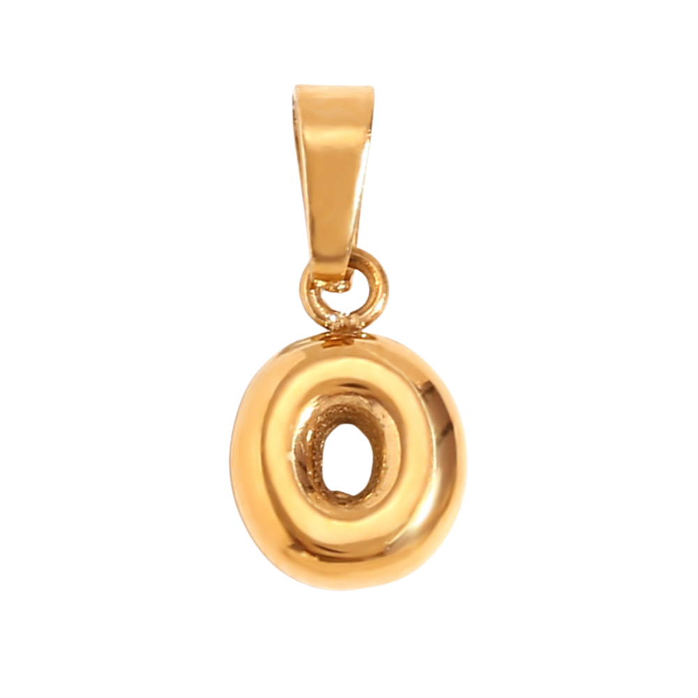 Charm inicial - letras A a Z - dorado