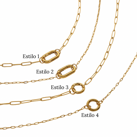 Collar para personalizar - dorado