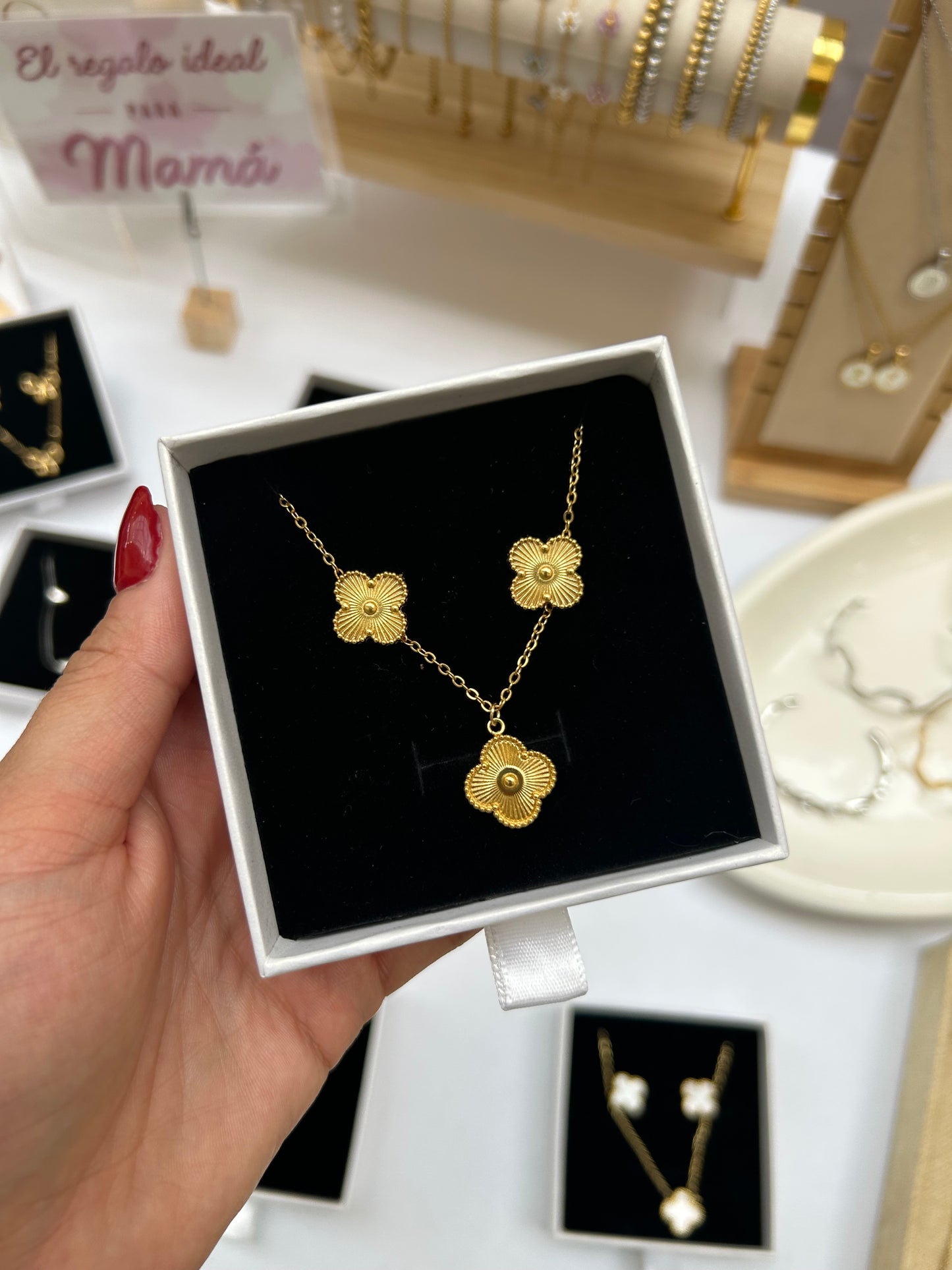 Para mamá - set - 2 piezas - dorado o plata