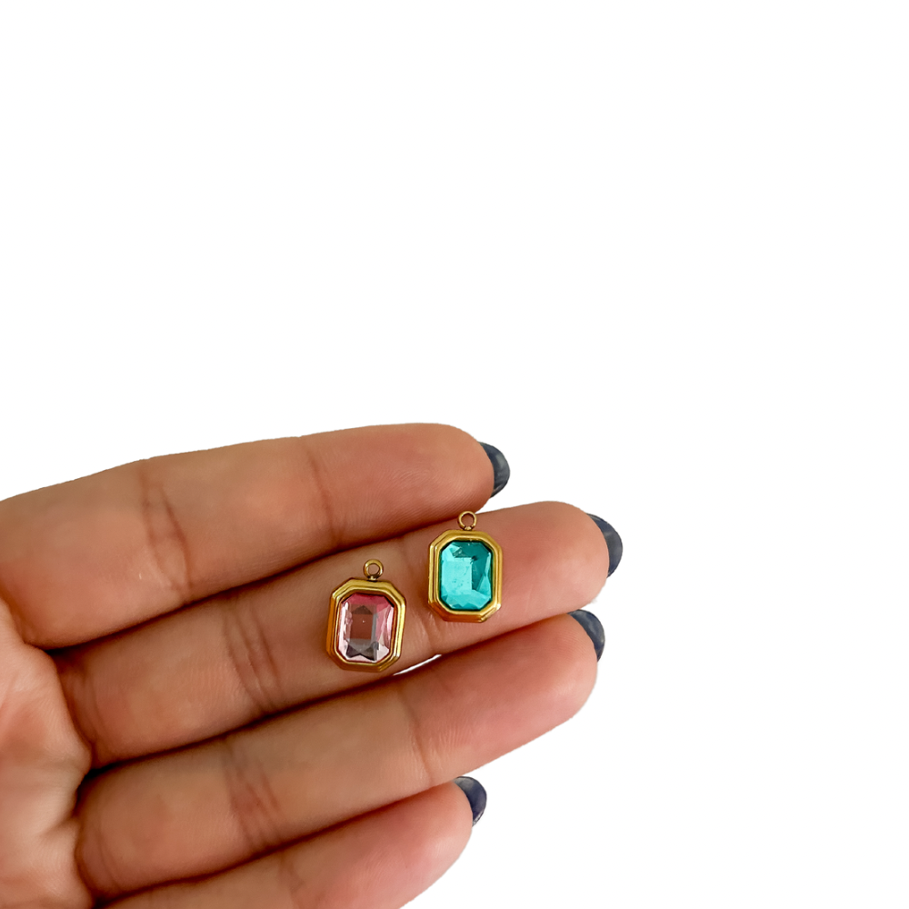 Charm color - rosa y azul