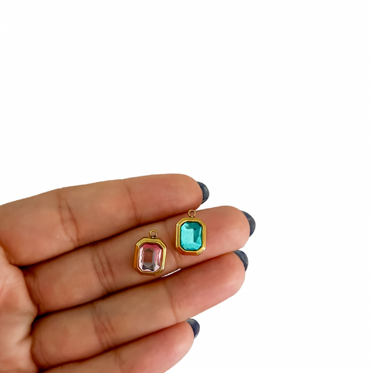 Charm color - rosa y azul