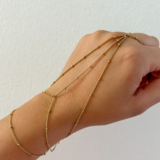 Pulsera sortija - dorado