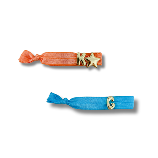 Pulsera elástica - dorado - letra pequeña - cinta sin brillo