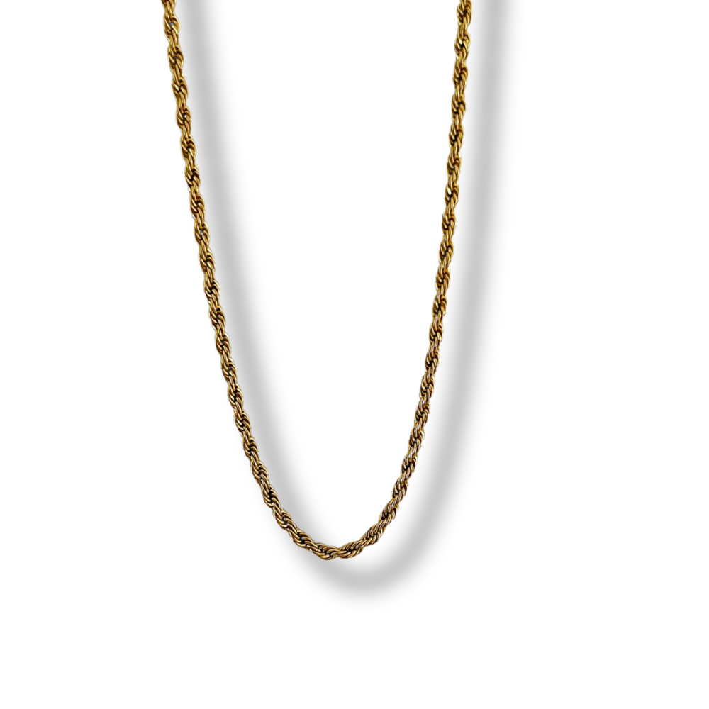 Collar soga - dorado