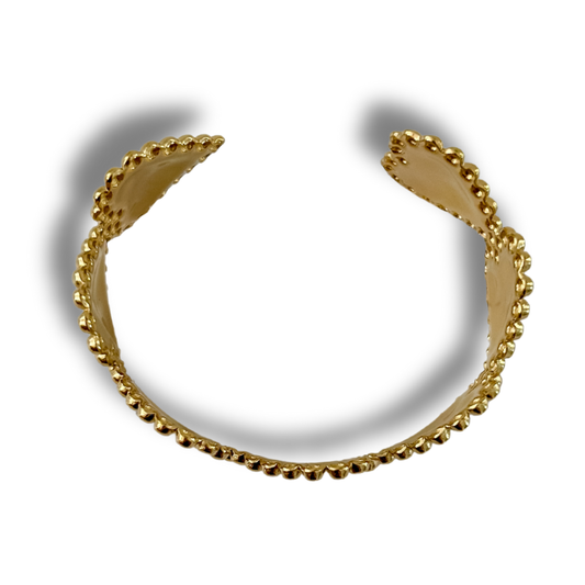 Pulsera corazón - dorado