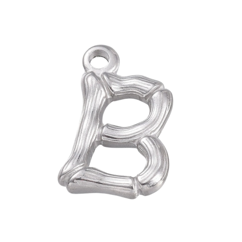Charm inicial - letras A a Z - plata