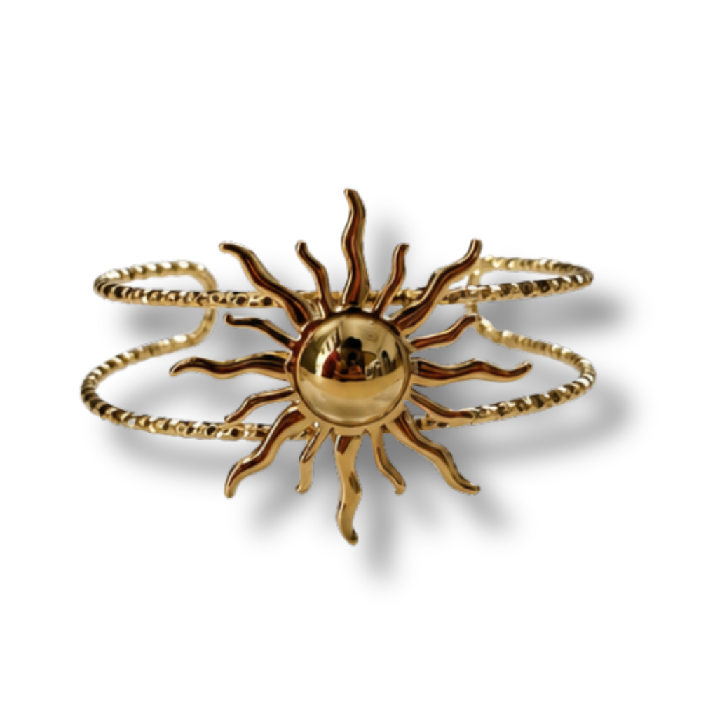 Pulsera sol - dorado