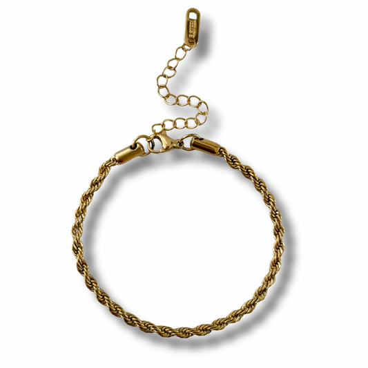 Pulsera soga - dorado