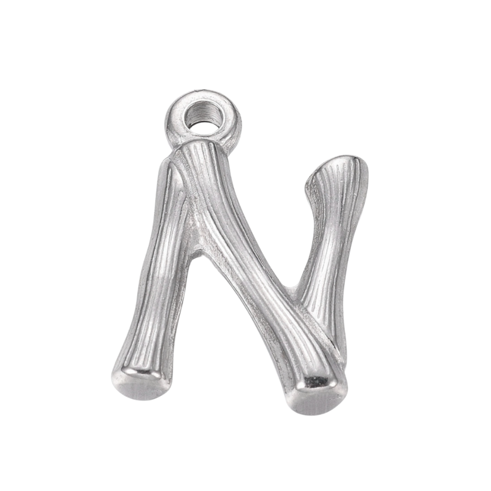 Charm inicial - letras A a Z - plata