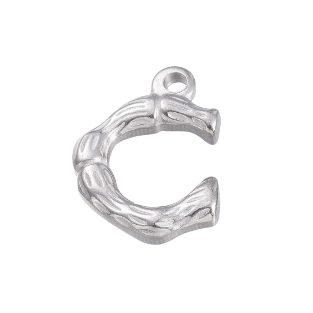 Charm inicial - letras A a Z - plata