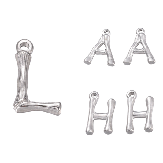 Charm inicial - letras A a Z - plata