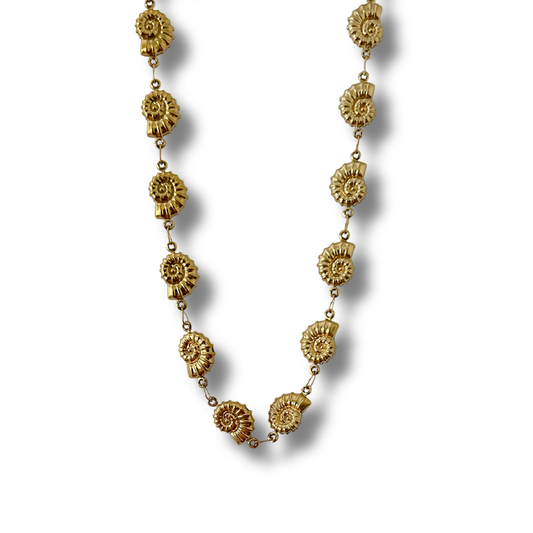 Collar caracoles - dorado