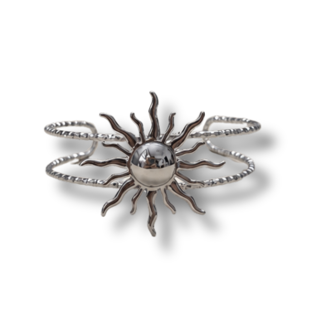 Pulsera sol - plata