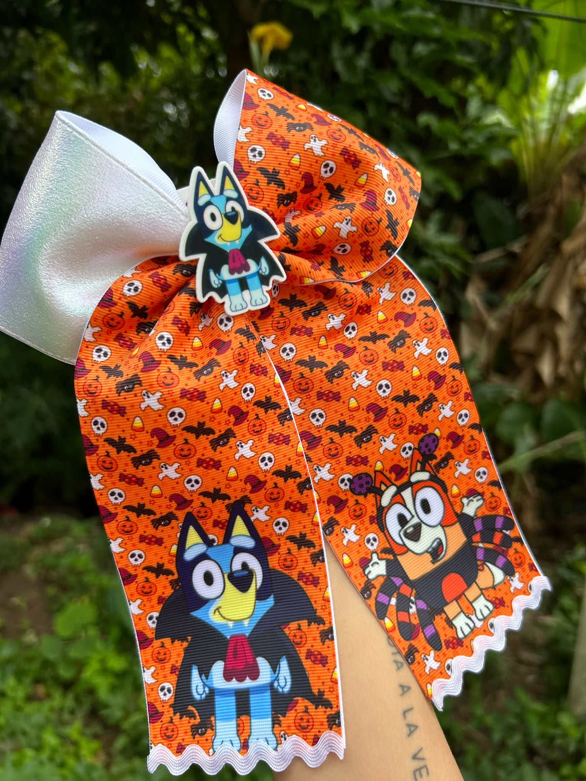 Lazo Bluey y Bingo - Halloween