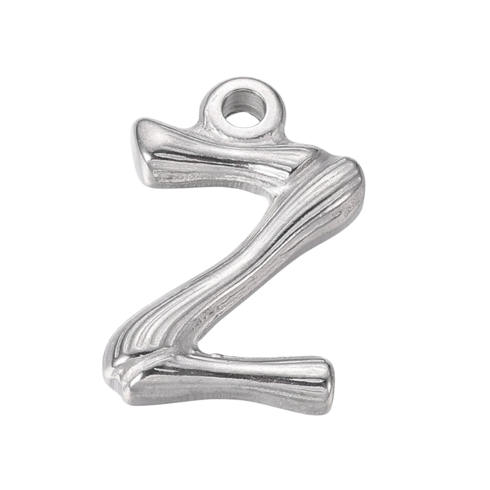 Charm inicial - letras A a Z - plata