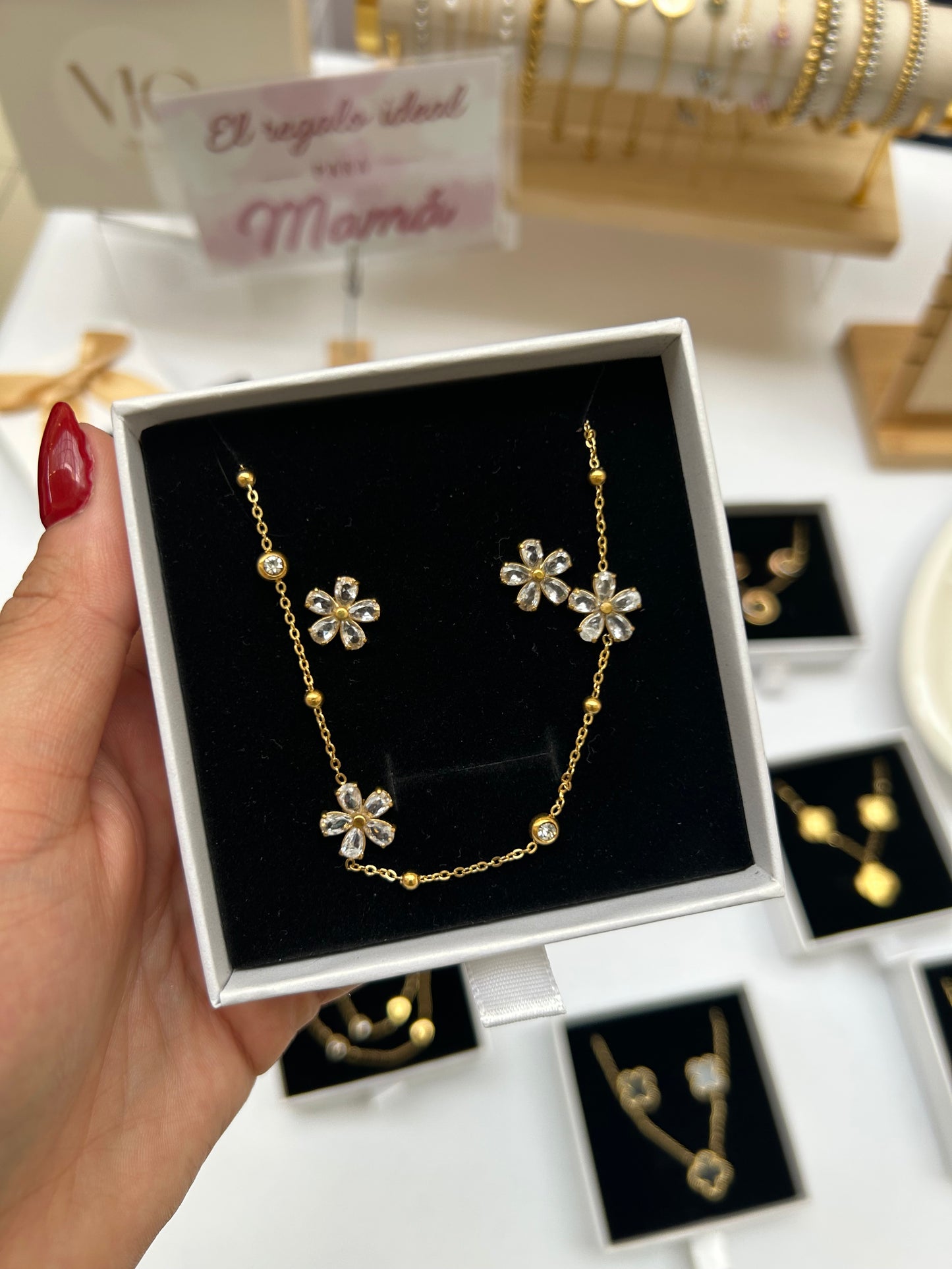 Para mamá - set - 2 piezas - dorado o plata