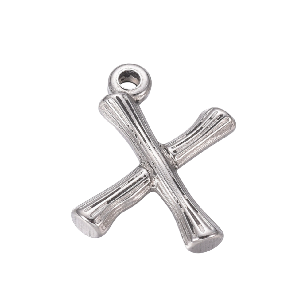 Charm inicial - letras A a Z - plata