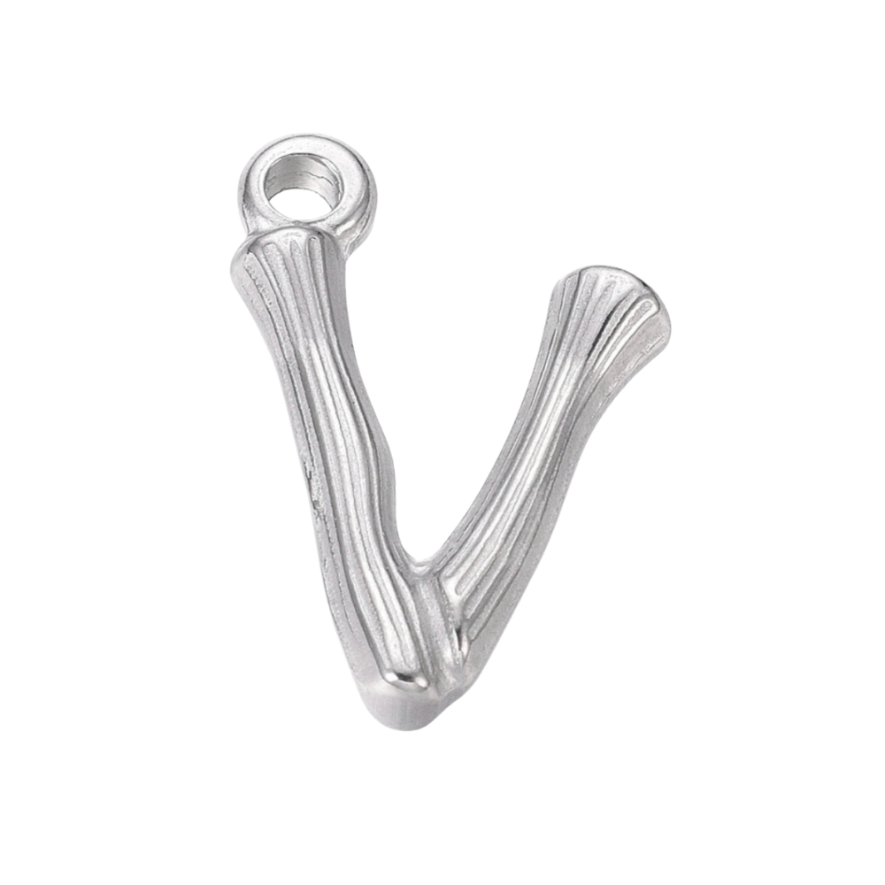 Charm inicial - letras A a Z - plata