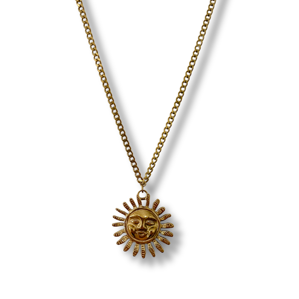 Collar sol - dorado