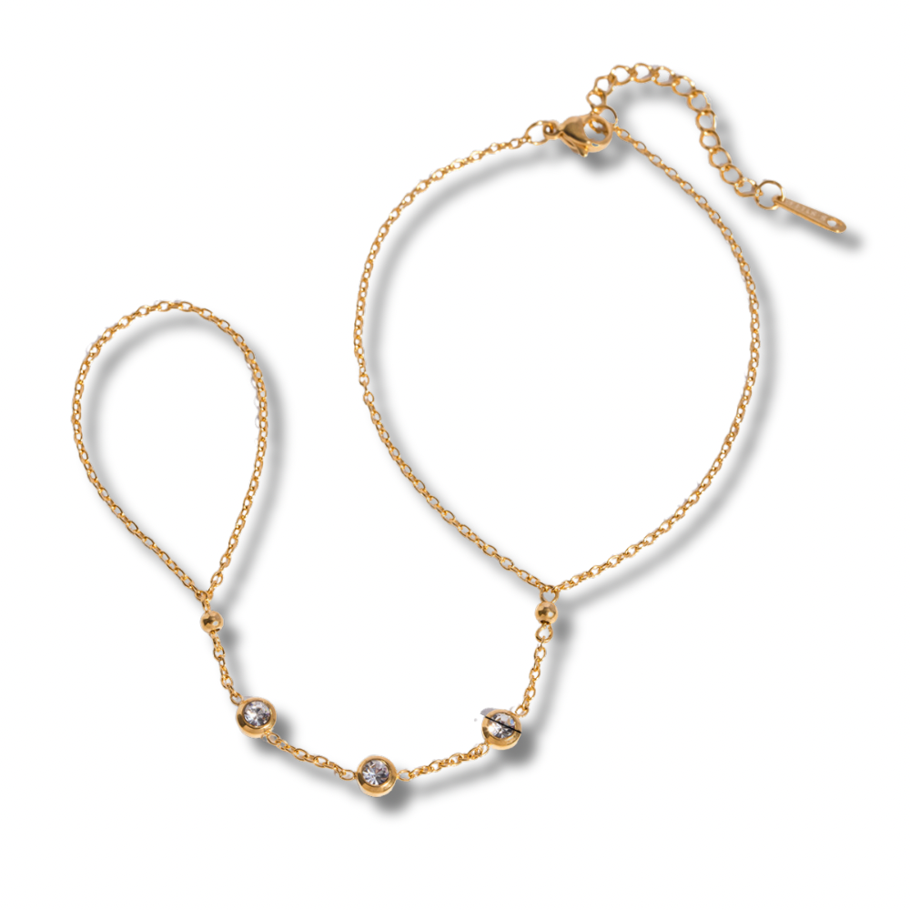 Pulsera sortija - dorado