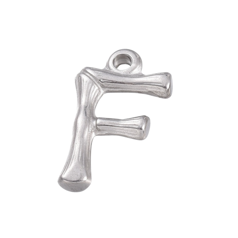 Charm inicial - letras A a Z - plata