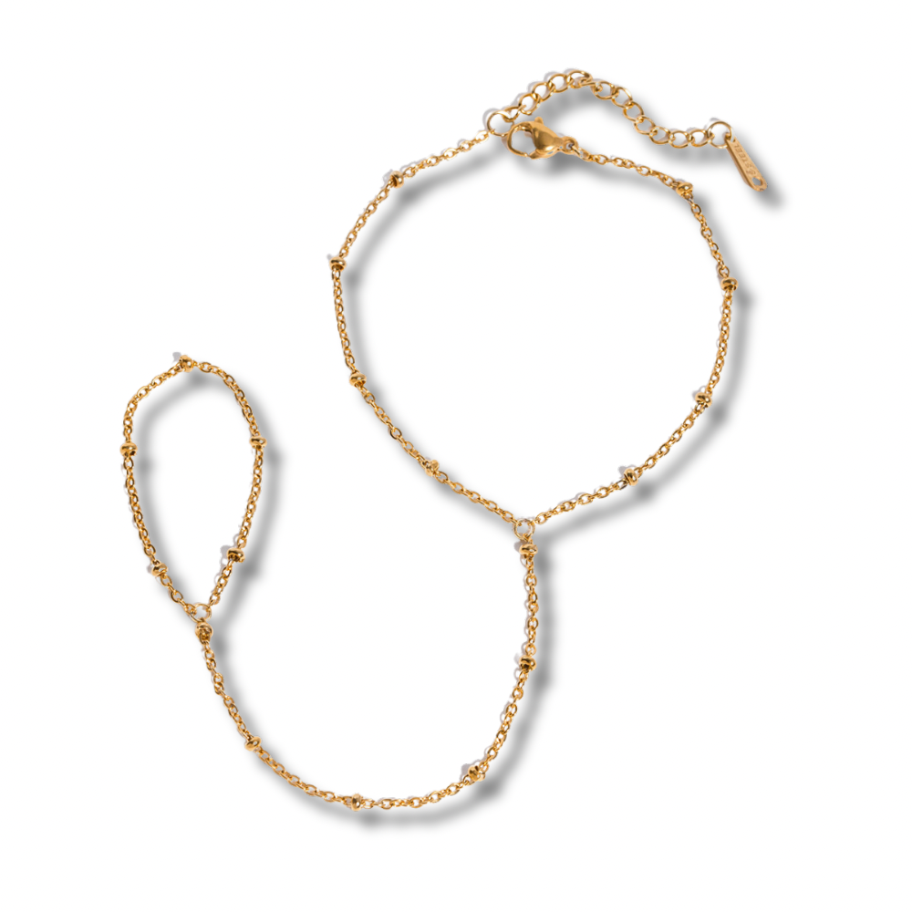 Pulsera sortija - dorado