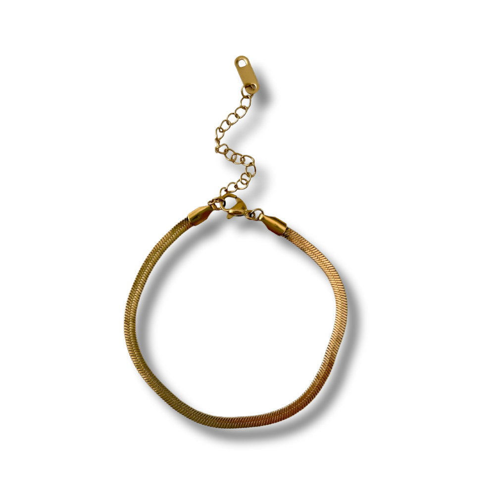 Pulsera serpiente - dorado