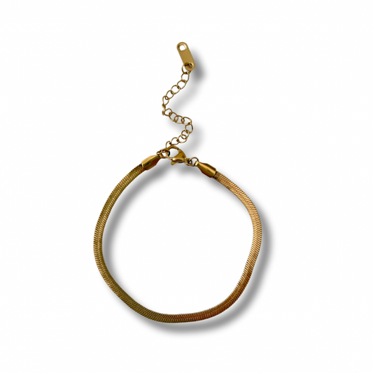 Pulsera serpiente - dorado