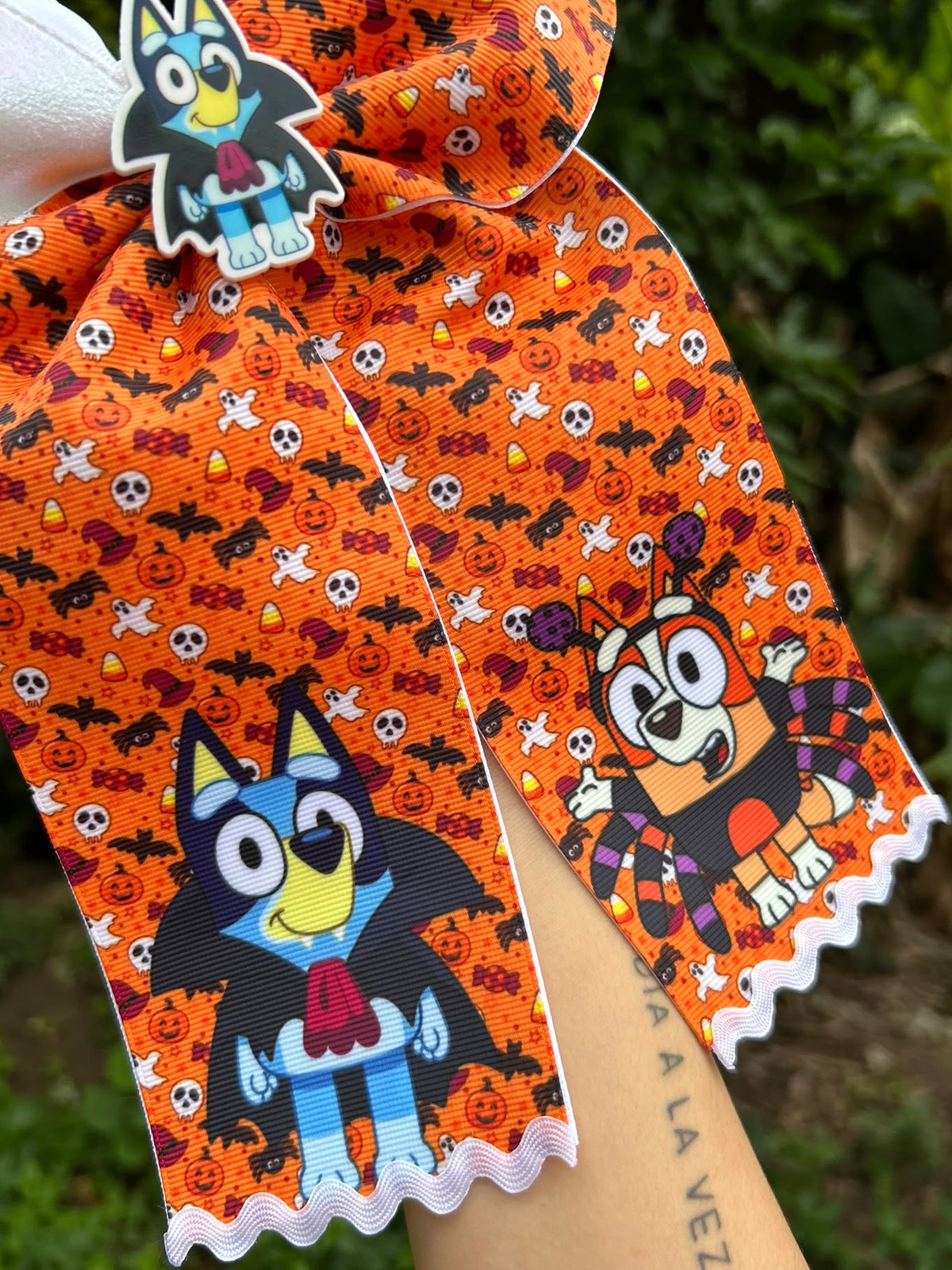 Lazo Bluey y Bingo - Halloween