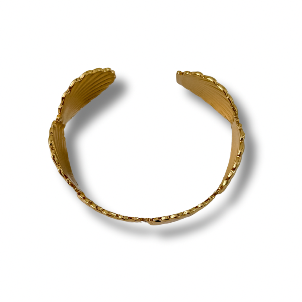 Pulsera concha - dorada