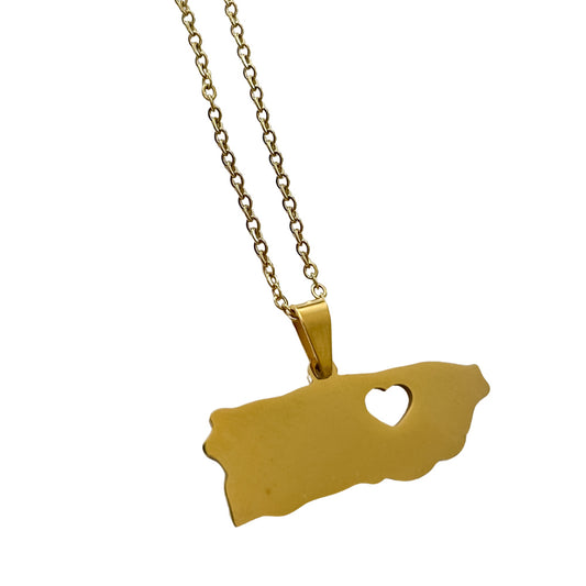 Collar PR - dorado