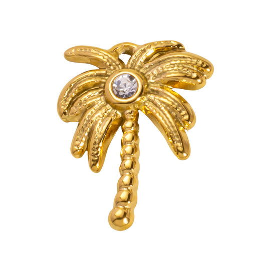 Charm palma - dorado