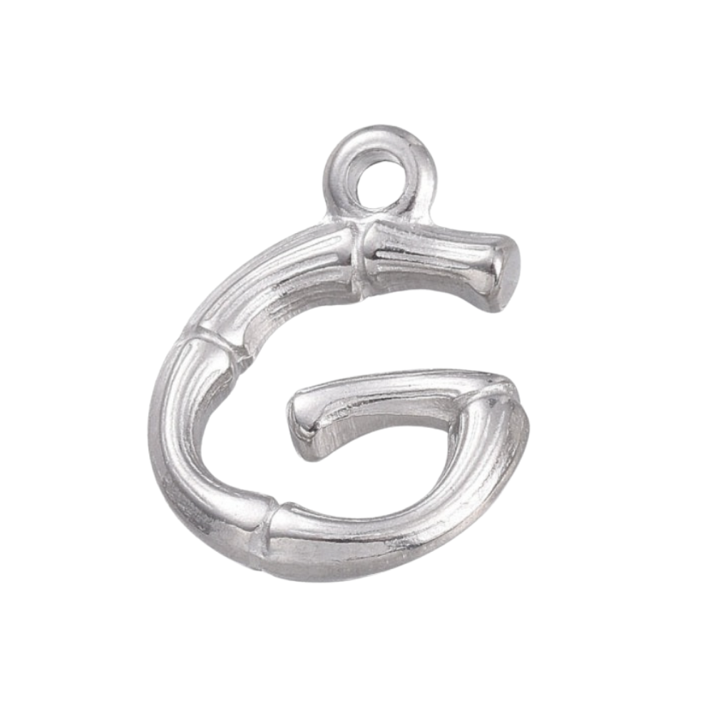 Charm inicial - letras A a Z - plata