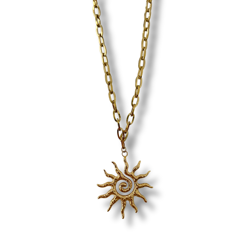 Collar sol - dorado