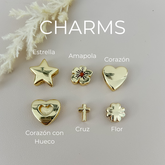 Pulsera ajustable - dorado - letra grande - colores