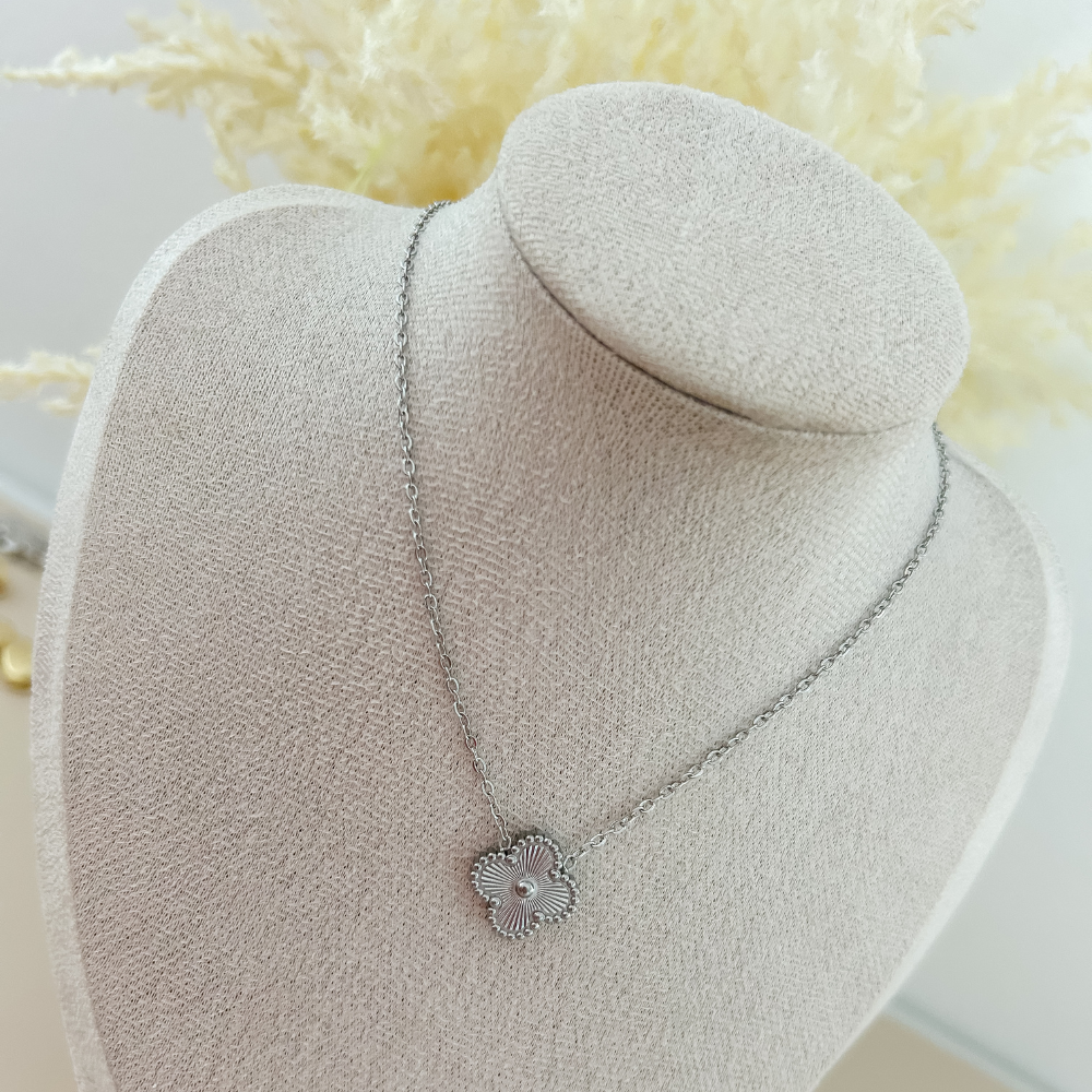 Bundle - 2 piezas - collar + pulsera - plata