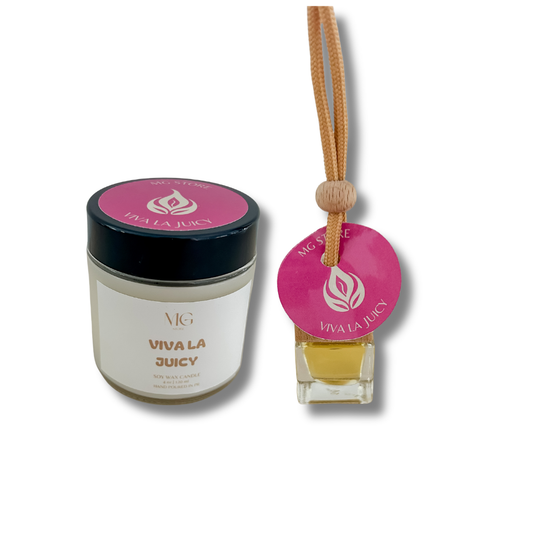 Bundle - Viva La Juicy - vela 4oz + difusor para carro