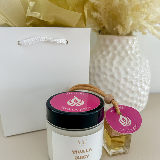 Bundle - Viva La Juicy - vela 4oz + difusor para carro