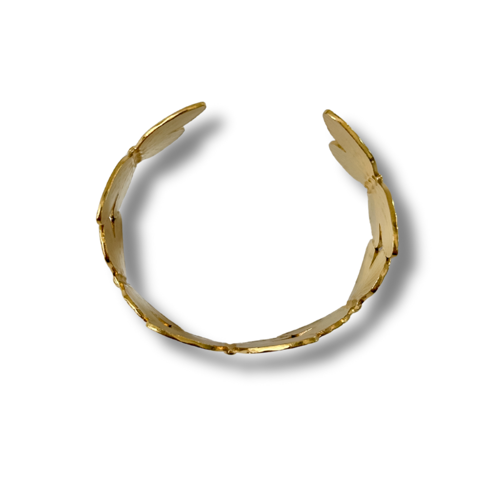 Pulsera mariposa - dorado