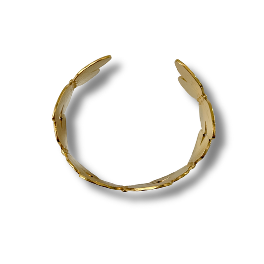 Pulsera mariposa - dorado