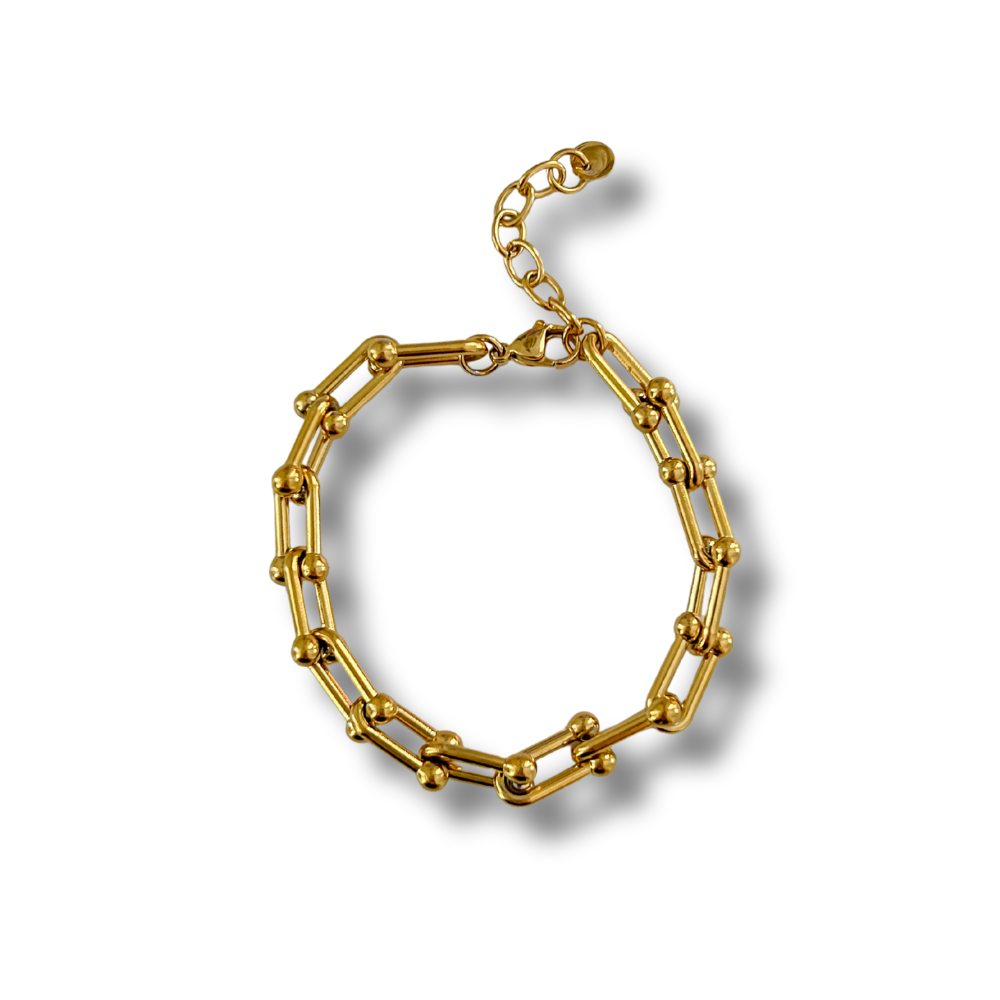 Pulsera eslabones - dorado