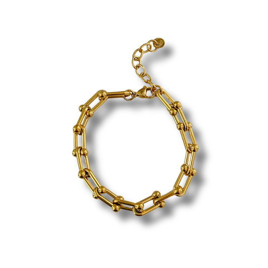 Pulsera eslabones - dorado