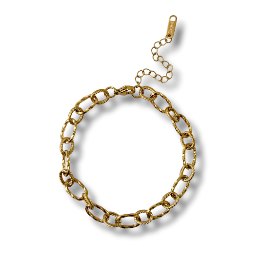 Pulsera eslabones - dorado